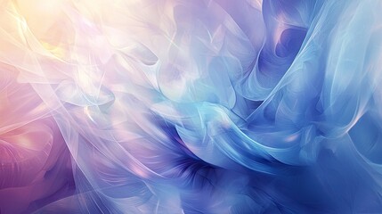An abstract digital art background with swirling blues and purples, symbolizing creativity and...