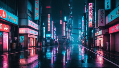 Futuristic Tokyo Street