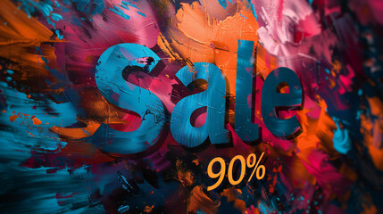 Vibrant Abstract Background Sale