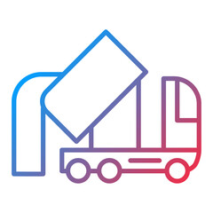 Obraz premium Dumping icon style