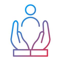 Social Worker Male icon style