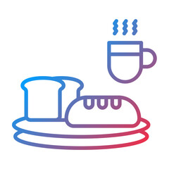 Breakfast icon style