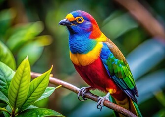 Fototapeta premium Stunning Collection of Colorful Birds in Their Natural Habitat Captured in High-Quality Images