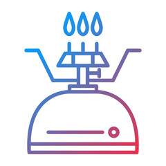 Camping Gas-burner icon style