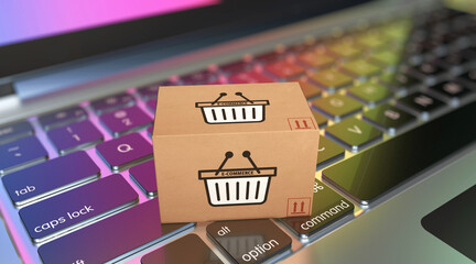 E-Commerce, E-Commerce Visual Design, Social Media Images. 3D rendering