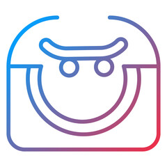 Skateboarding Park icon style