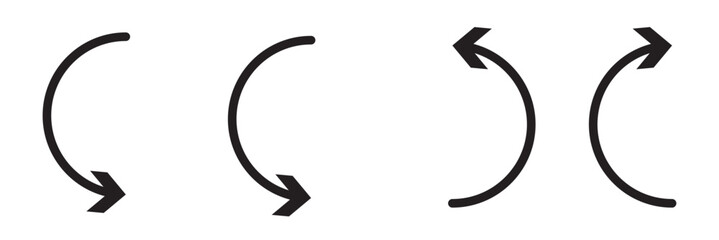  go straight this way one way only u turn left and right arrow icon  vector set illustration 