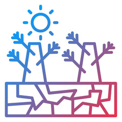 Drought icon style