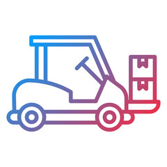 Forklift icon style