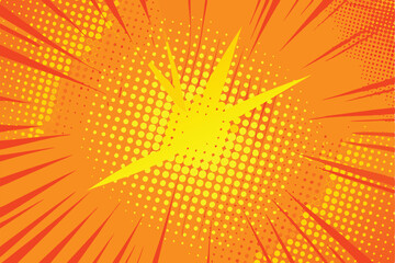 Comic Book Explosion Background Graphic Design