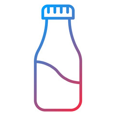 Milk Bottle icon style