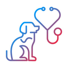 Animal Checkup icon style