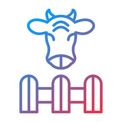 Livestock Farming icon style