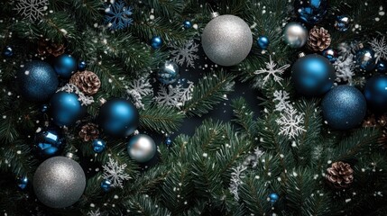 The Elegant Christmas Ornament Arrangement