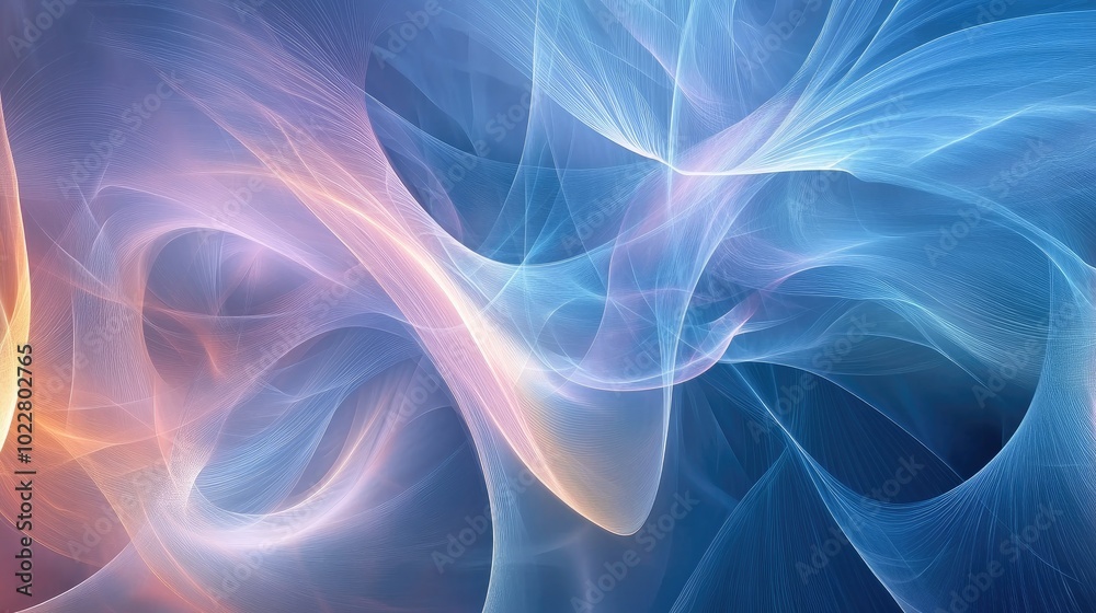Aufkleber Abstract digital fractal light background featuring a fantasy pattern ideal for use in posters websites cards brochures covers and invitations