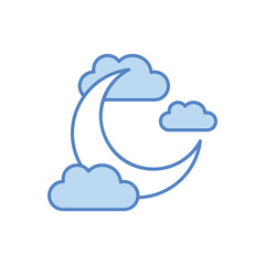 Night  vector icon