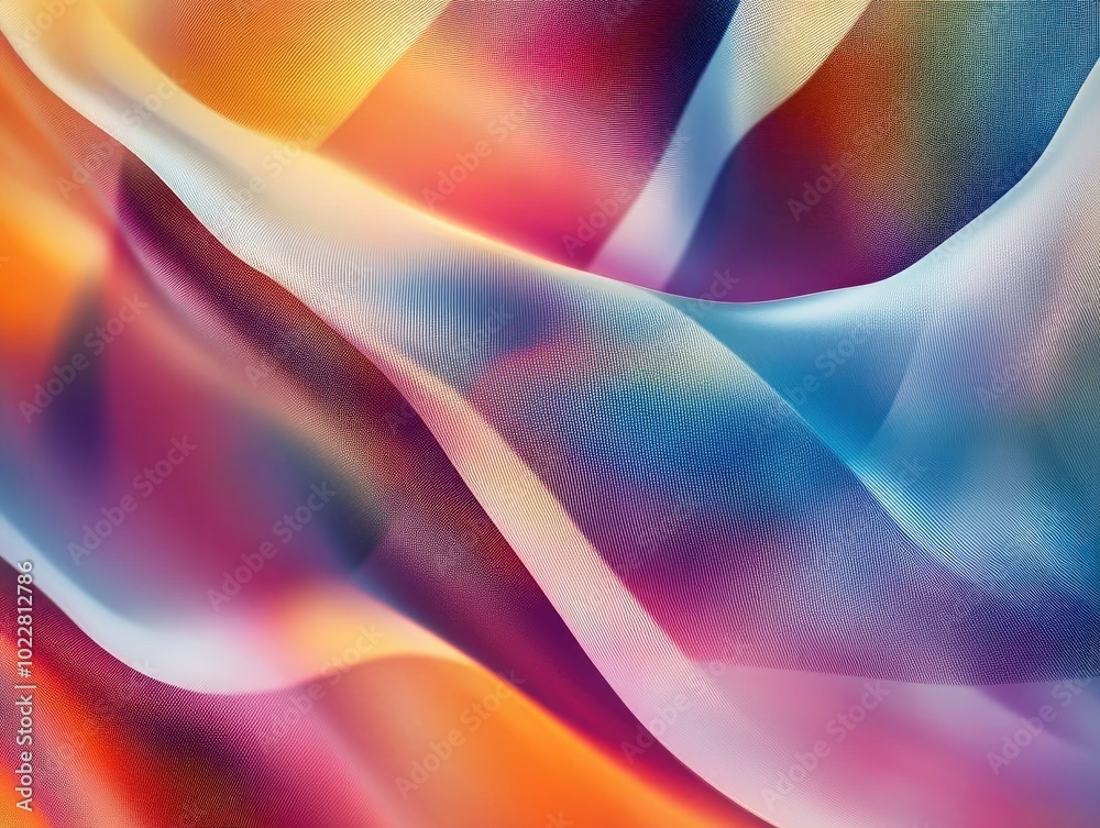 Aufkleber Abstract geometric texture featuring a trendy blurred background with a gradient pattern ideal for motion wallpapers fantasy illustrations and design elements for graphics or textiles