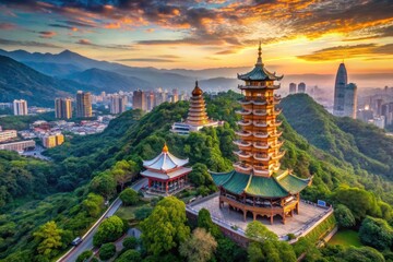 Tensions and Dynamics: An Artistic Representation of Taiwan and China's Complex Relationship