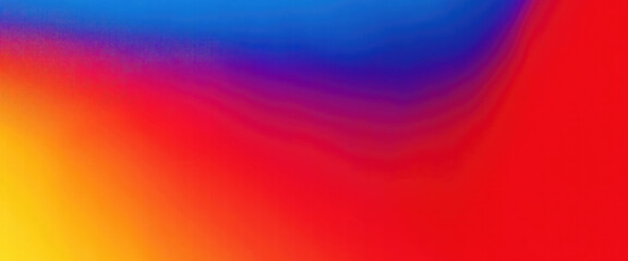 Fuzzy Red blue yellow background gradient