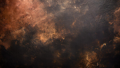 Abstract texture of dark and warm shades with metallic accents captured in an artistic background design