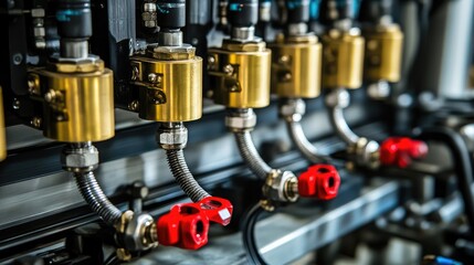 Industrial Control Valves and Connectors in Machinery