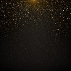 Obraz premium A burst of fine gold glitter on a dark background, creating a sparkling, celebratory effect.