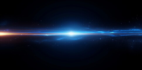 Glowing Lines Abstract Light Lens Flare Illustration Digital Background