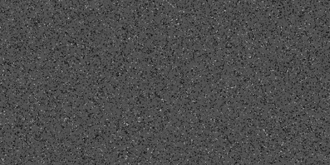 Abstract design with black paper background and terrazzo flooring texture. Terrazzo design with white polished sandstone wall texture. this design are uses for Quartz surface white.