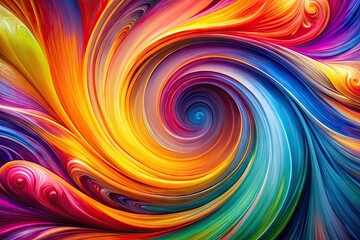 Obraz premium Vibrant Abstract Background with Colorful Swirls and Dynamic Patterns for Creative Projects and Designs