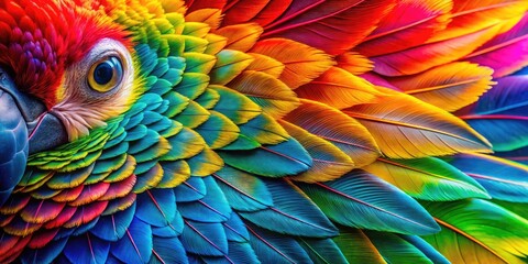 Obraz premium Vibrant Abstract Background with Striking Color Effects and Dynamic Patterns for Creative Projects