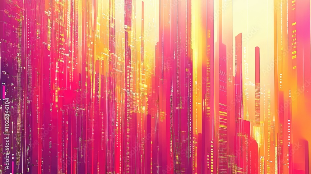 Poster high-tech ai background with glowing circuits and data visualizations symbolizing innovation in arti