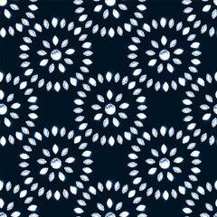 seamless pattern diamonds vector