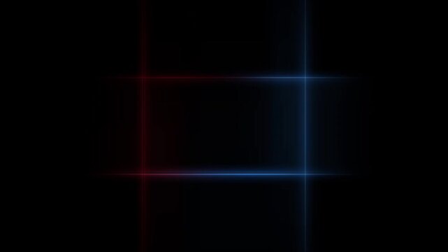 abstrack neon background with glowing square shape and spinning cloud.abstrack neon glowing square frame animation.