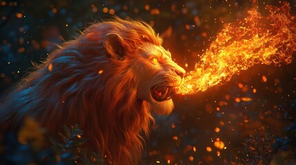 Fiery Lion