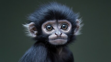 Obraz premium Adorable Baby Monkey Portrait