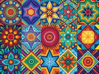 Vibrant Abstract Vector Patterns for Modern Design Projects, Backgrounds, and Creative Artwork Use