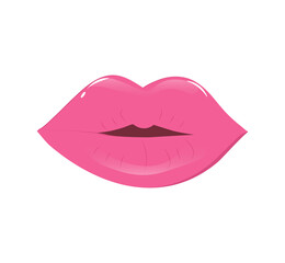 Pink mouth design