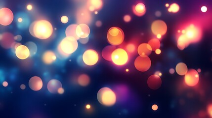 Holiday design with radiant Christmas bokeh lights for seasonal cheer.