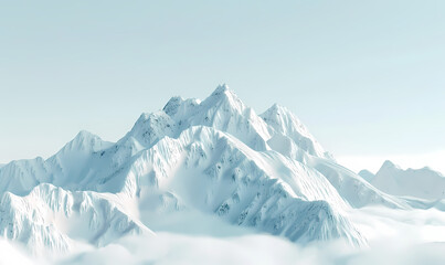 Obraz premium snow covered mountains