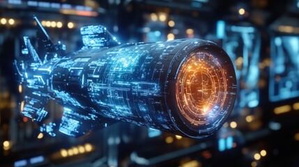 Futuristic Spaceship Engine