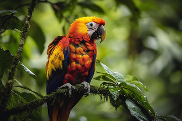 Obraz premium Hidden Wilderness: Biodiversity in a Vibrant Forest Ecosystem