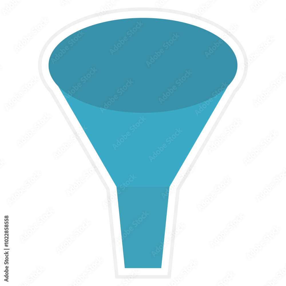 Canvas Prints Funnel Icon