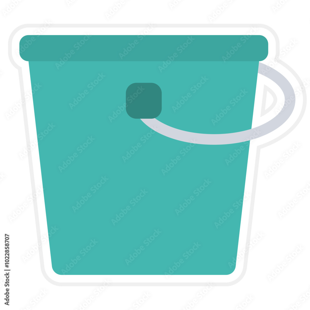 Wall mural Bucket Icon