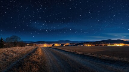 Starry Night Road