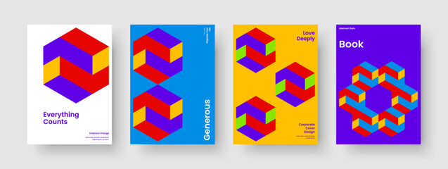 Geometric Flyer Design. Isolated Book Cover Layout. Creative Business Presentation Template. Brochure. Banner. Poster. Report. Background. Handbill. Advertising. Catalog. Magazine. Leaflet