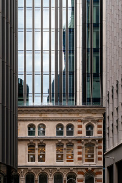 This image captures the harmonious blend of classic architecture and modern skyscrapers, showcasing the unique character and evolving urban landscape of the city.