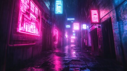 Neon Alleyway