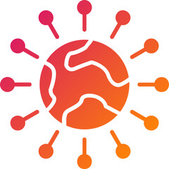 Globalization Vector Icon Design
