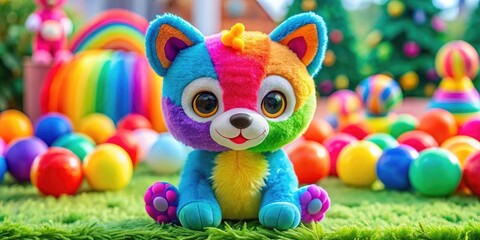 Vibrant Colorful Ponsky Toy with Playful Design for Fun and Imaginative Playtime Activities