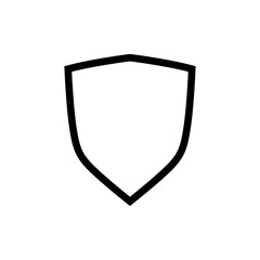 Shield icon vector. Defence illustration sign. Armor symbol. protection logo. security mark.